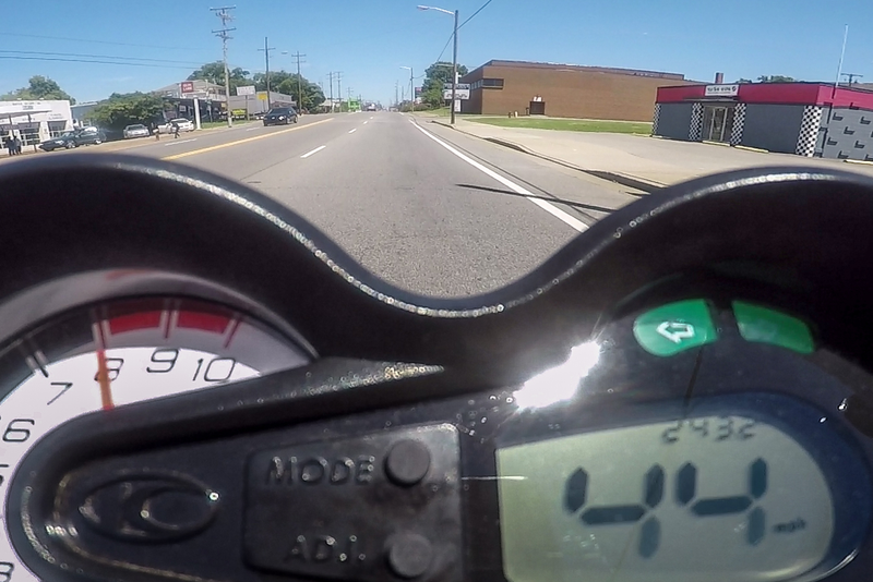 Never has 44 mph felt so fun.